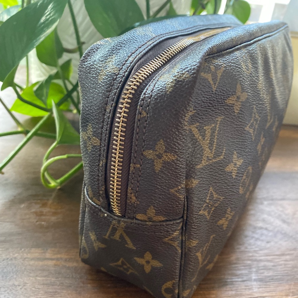 Perfect size authentic vintage monogram LV toiletry bag